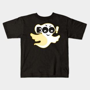 Cute ghost / white Kids T-Shirt